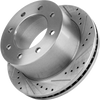 SILVERADO 3500 HD/SIERRA 3500 HD 11-19 REAR BRAKE DISC RH=LH, DRW, Cross-drilled and Slotted