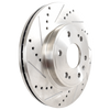 SILVERADO/SIERRA 1500 05-19 / TAHOE 07-20 FRONT BRAKE DISC RH=LH, Cross-drilled and Slotted