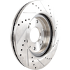 SILVERADO/SIERRA 1500 05-19 / TAHOE 07-20 FRONT BRAKE DISC RH=LH, Cross-drilled and Slotted