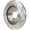 SILVERADO/SIERRA 1500 05-19 / TAHOE 07-20 FRONT BRAKE DISC RH=LH, Cross-drilled and Slotted