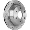 SILVERADO 1500/SIERRA 1500 99-06 / TAHOE/YUKON 00-02 REAR BRAKE DISC RH=LH, Cross-drilled and Slotted