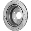 SILVERADO 1500/SIERRA 1500 99-06 / TAHOE/YUKON 00-02 REAR BRAKE DISC RH=LH, Cross-drilled and Slotted