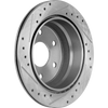 SILVERADO 1500/SIERRA 1500 99-06 / TAHOE/YUKON 00-02 REAR BRAKE DISC RH=LH, Cross-drilled and Slotted