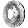 SILVERADO/SIERRA 99-07 / EXPRESS/SAVANA VAN 03-21 REAR BRAKE DISC RH=LH, Cross-drilled and Slotted, Performance Rotor