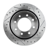 SILVERADO/SIERRA 99-07 / EXPRESS/SAVANA VAN 03-21 REAR BRAKE DISC RH=LH, Cross-drilled and Slotted, Performance Rotor