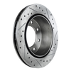 SILVERADO/SIERRA 99-07 / EXPRESS/SAVANA VAN 03-21 REAR BRAKE DISC RH=LH, Cross-drilled and Slotted, Performance Rotor