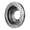 SILVERADO/SIERRA 99-07 / EXPRESS/SAVANA VAN 03-20 FRONT BRAKE DISC RH=LH, Cross-drilled and Slotted, Performance Rotor