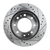 SILVERADO/SIERRA 99-07 / EXPRESS/SAVANA VAN 03-20 FRONT BRAKE DISC RH=LH, Cross-drilled and Slotted, Performance Rotor