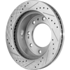 SILVERADO 2500 HD/SILVERADO 3500 HD/SIERRA 2500 HD/SIERRA 3500 HD 11-23 FRONT BRAKE DISC RH=LH, Cross-drilled and Slotted