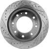 SILVERADO 2500 HD/SILVERADO 3500 HD/SIERRA 2500 HD/SIERRA 3500 HD 11-23 FRONT BRAKE DISC RH=LH, Cross-drilled and Slotted