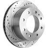 SILVERADO 2500 HD/SILVERADO 3500 HD/SIERRA 2500 HD/SIERRA 3500 HD 11-23 REAR BRAKE DISC RH=LH, Cross-drilled and Slotted