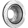 SILVERADO 2500 HD/SILVERADO 3500 HD/SIERRA 2500 HD/SIERRA 3500 HD 11-23 REAR BRAKE DISC RH=LH, Cross-drilled and Slotted