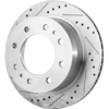 SILVERADO 2500 HD/SILVERADO 3500 HD/SIERRA 2500 HD/SIERRA 3500 HD 11-23 REAR BRAKE DISC RH=LH, Cross-drilled and Slotted