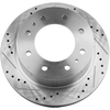 SILVERADO 2500 HD/SILVERADO 3500 HD/SIERRA 2500 HD/SIERRA 3500 HD 11-23 REAR BRAKE DISC RH=LH, Cross-drilled and Slotted