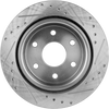 TAHOE/YUKON XL 00-06 / EXPRESS 1500 / SAVANA 1500 03-14 REAR BRAKE DISC RH=LH, Cross-drilled and Slotted