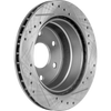 TAHOE/YUKON XL 00-06 / EXPRESS 1500 / SAVANA 1500 03-14 REAR BRAKE DISC RH=LH, Cross-drilled and Slotted