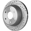 TAHOE/YUKON XL 00-06 / EXPRESS 1500 / SAVANA 1500 03-14 REAR BRAKE DISC RH=LH, Cross-drilled and Slotted