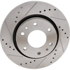 TRAILBLAZER / ENVOY 06-09 FRONT BRAKE DISC RH=LH, Cross-drilled and Slotted