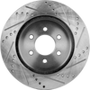 DAKOTA 03-04 FRONT BRAKE DISC RH=LH, Cross-drilled and Slotted