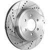 DAKOTA 03-04 FRONT BRAKE DISC RH=LH, Cross-drilled and Slotted