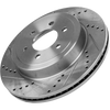 DAKOTA 03-04 FRONT BRAKE DISC RH=LH, Cross-drilled and Slotted