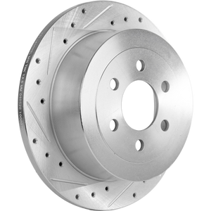 DAKOTA 03-04 REAR BRAKE DISC RH=LH, Cross-drilled and Slotted