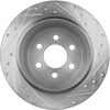 DAKOTA 03-04 REAR BRAKE DISC RH=LH, Cross-drilled and Slotted