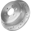 DAKOTA 03-04 REAR BRAKE DISC RH=LH, Cross-drilled and Slotted