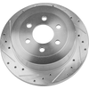 DAKOTA 03-04 REAR BRAKE DISC RH=LH, Cross-drilled and Slotted