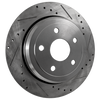 DURANGO 11-21/GRAND CHEROKEE 11-23 REAR BRAKE DISC RH=LH, Cross-drilled and Slotted