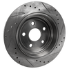 DURANGO 11-21/GRAND CHEROKEE 11-23 REAR BRAKE DISC RH=LH, Cross-drilled and Slotted