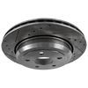 DURANGO 11-21/GRAND CHEROKEE 11-23 REAR BRAKE DISC RH=LH, Cross-drilled and Slotted