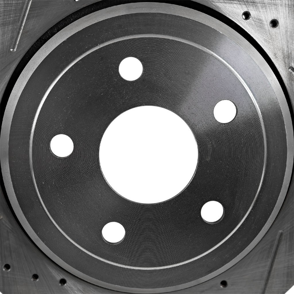 DURANGO 11-21/GRAND CHEROKEE 11-23 REAR BRAKE DISC RH=LH, Cross-drilled and Slotted