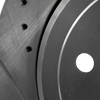 DURANGO 11-21/GRAND CHEROKEE 11-23 REAR BRAKE DISC RH=LH, Cross-drilled and Slotted
