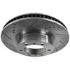 DURANGO/GRAND CHEROKEE 11-20 FRONT BRAKE DISC RH=LH, For Vehicles with 330mm Front Disc and Solid Rear Disc, Cross-drilled and Slotted