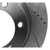 DURANGO/GRAND CHEROKEE 11-20 FRONT BRAKE DISC RH=LH, For Vehicles with 330mm Front Disc and Solid Rear Disc, Cross-drilled and Slotted