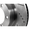 DURANGO/GRAND CHEROKEE 11-20 FRONT BRAKE DISC RH=LH, For Vehicles with 330mm Front Disc and Solid Rear Disc, Cross-drilled and Slotted