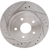 DURANGO/GRAND CHEROKEE 11-20 REAR BRAKE DISC RH=LH, For Vehicles with 330mm Front Disc and Solid Rear Disc, Cross-drilled and Slotted