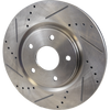 PACIFICA 17-22/TOWN & COUNTRY 12-16 FRONT BRAKE DISC RH=LH, Cross-drilled and Slotted