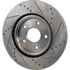 PACIFICA 17-22/TOWN & COUNTRY 12-16 FRONT BRAKE DISC RH=LH, Cross-drilled and Slotted