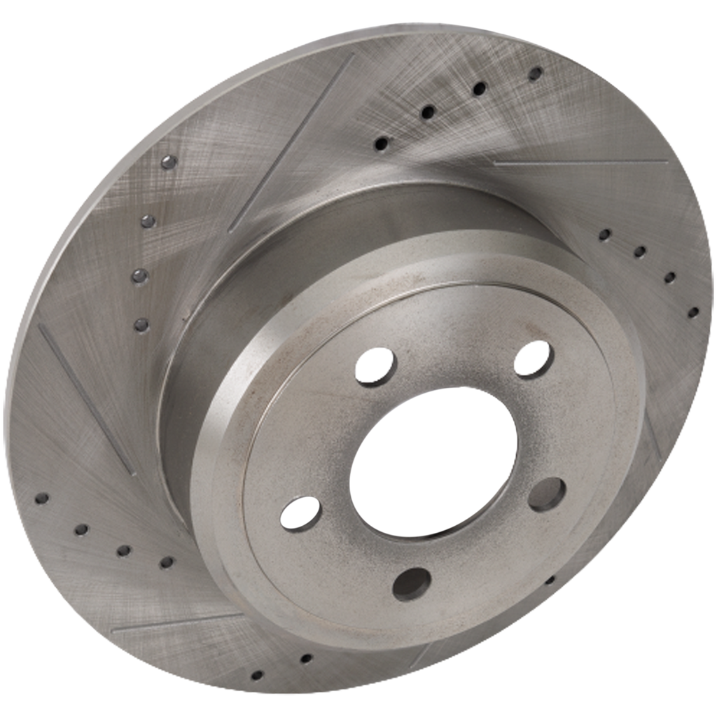 CHRYSLER 300 05-21/MAGNUM 05-08 REAR BRAKE DISC RH=LH, Cross-drilled and Slotted