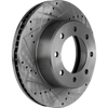 RAM 2500/3500 P/U 09-22 FRONT BRAKE DISC RH=LH, Cross-drilled and Slotted