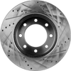 RAM 2500/3500 P/U 09-22 FRONT BRAKE DISC RH=LH, Cross-drilled and Slotted