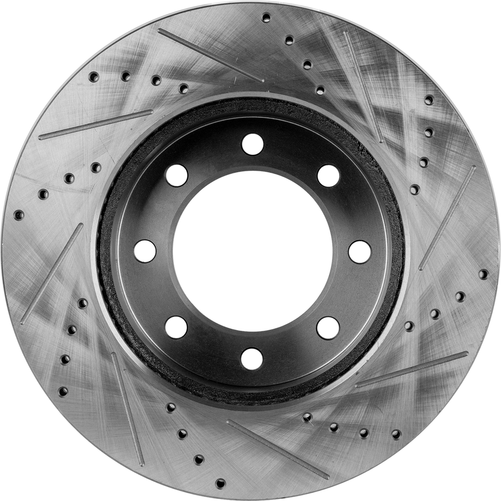 RAM 2500/3500 P/U 09-22 FRONT BRAKE DISC RH=LH, Cross-drilled and Slotted