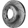 RAM 2500/3500 P/U 09-22 FRONT BRAKE DISC RH=LH, Cross-drilled and Slotted