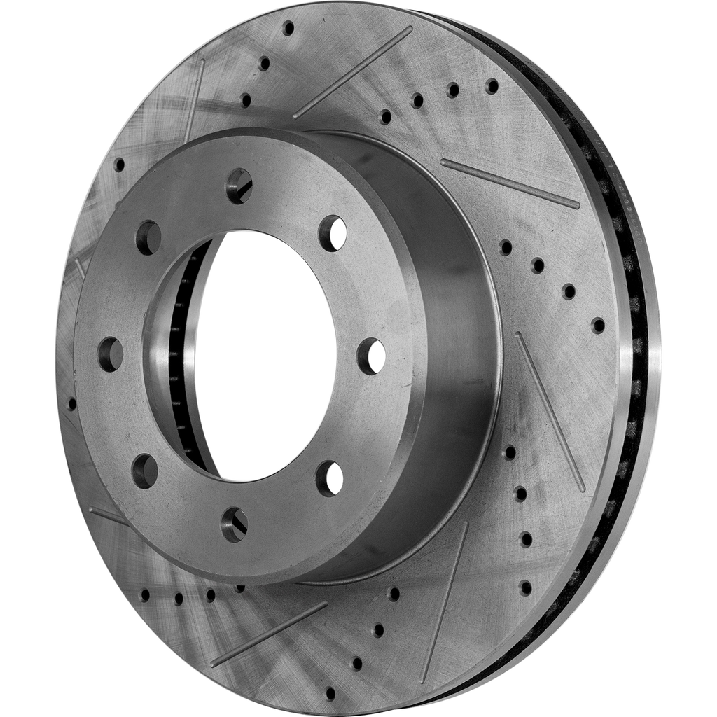 RAM 2500/3500 P/U 09-22 FRONT BRAKE DISC RH=LH, Cross-drilled and Slotted