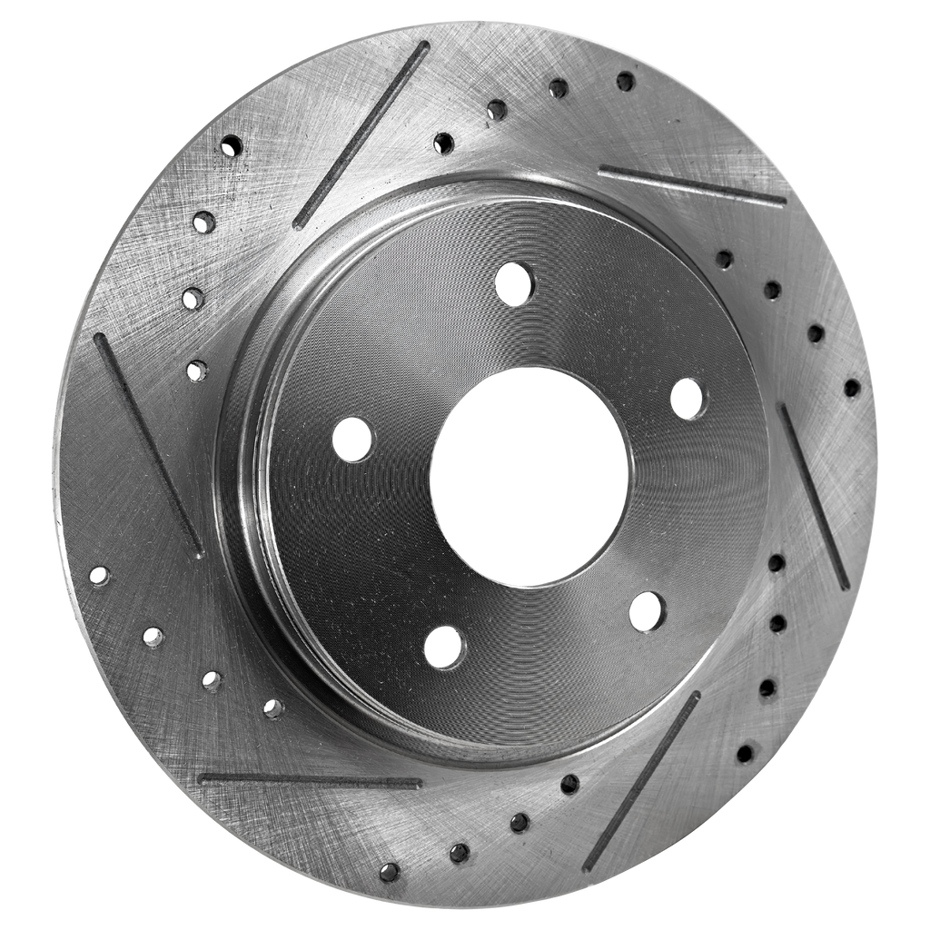 TOWN & COUNTRY/GRAND CARAVAN 08-16 REAR BRAKE DISC RH=LH, Cross-drilled and Slotted