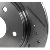 TOWN & COUNTRY/GRAND CARAVAN 08-16 REAR BRAKE DISC RH=LH, Cross-drilled and Slotted