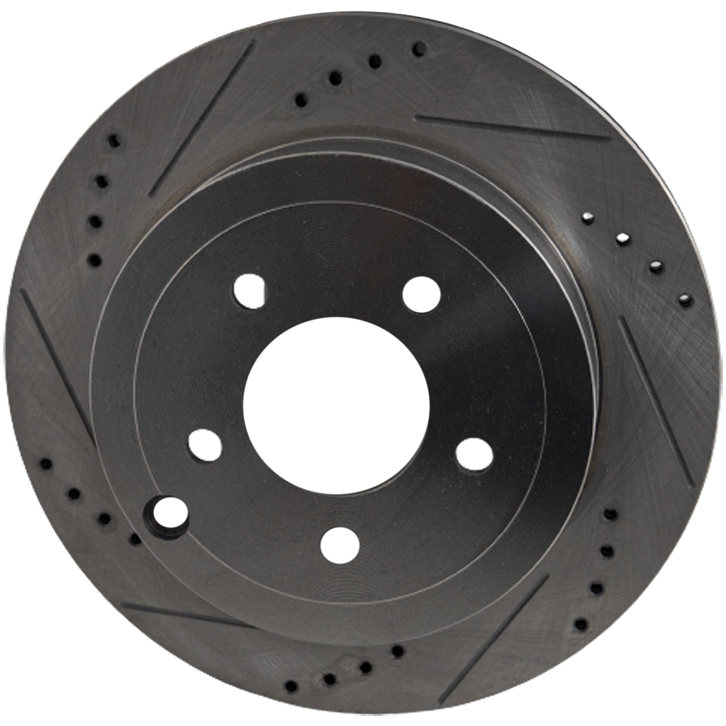 EDGE / MKX 07-10 REAR BRAKE DISC RH=LH, Cross-drilled and Slotted