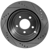 EDGE / MKX 07-10 REAR BRAKE DISC RH=LH, Cross-drilled and Slotted